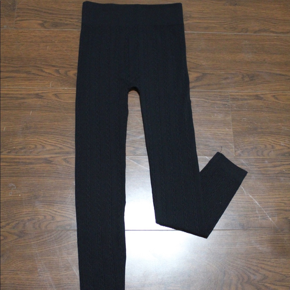 Rue21 black Fleece Leggings. NWOT